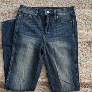 White House Black Market Dark Wash Straight Leg Jeans 4L
